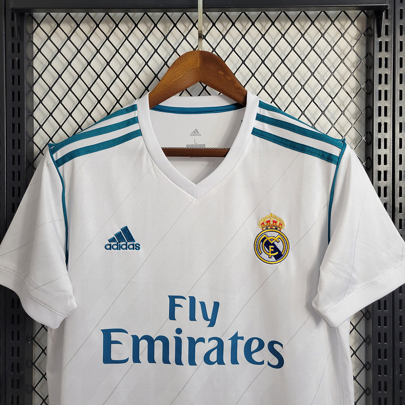 Camisa Retrô Real Madrid Away 2017 - Com Patch UCL