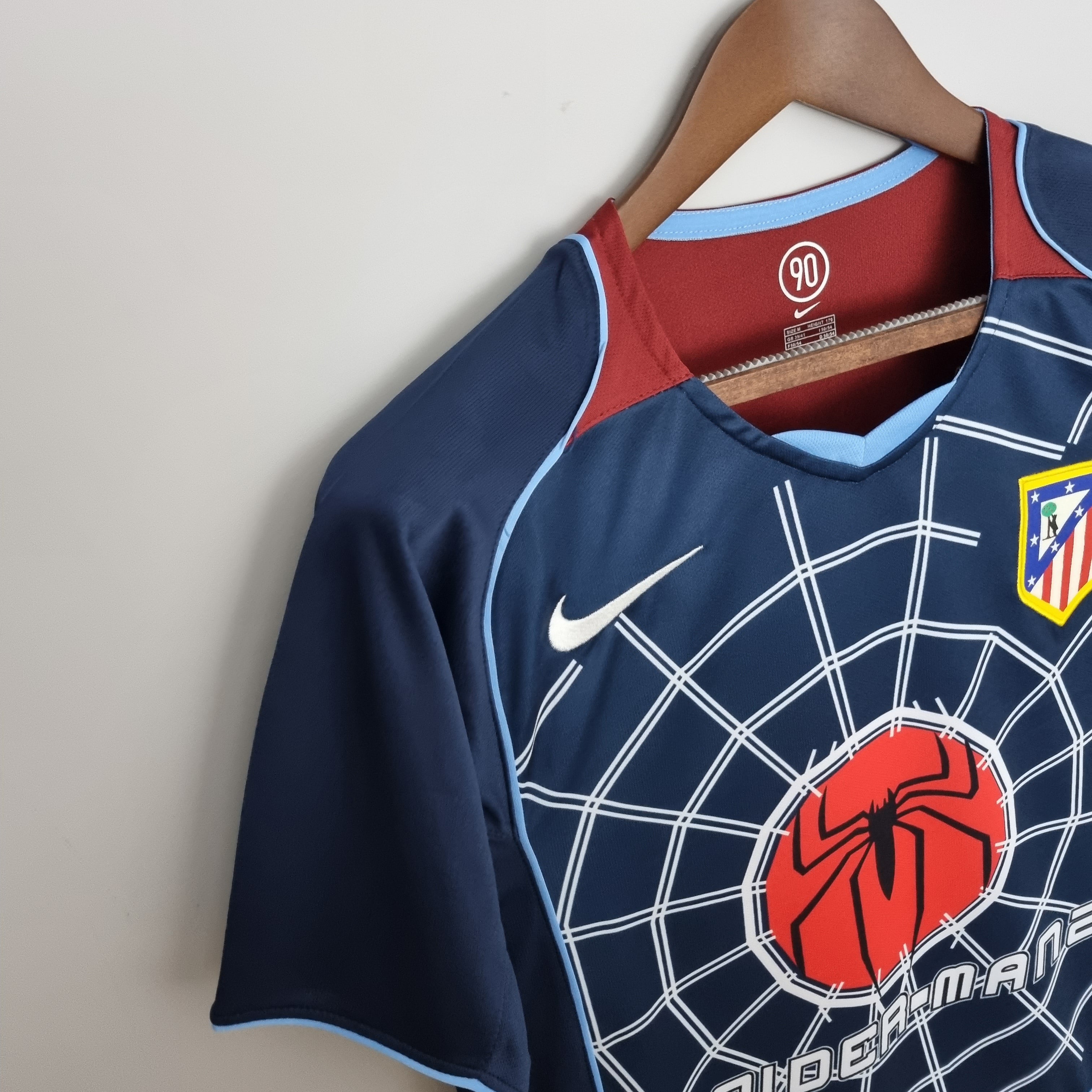 Camisa Retrô Atlético de Madrid Fora de Casa 2004