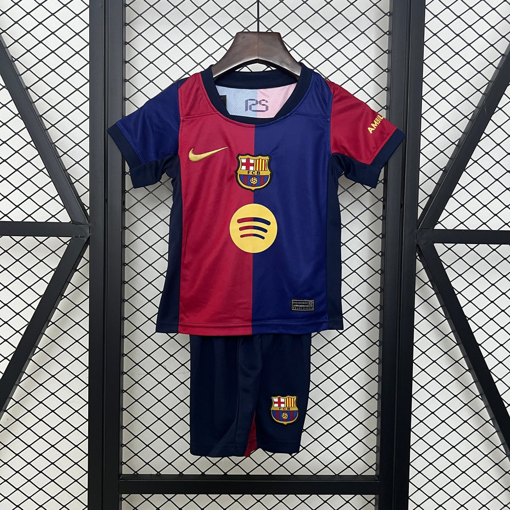 Uniforme Casa FC Barcelona 2024/25 - Infantil