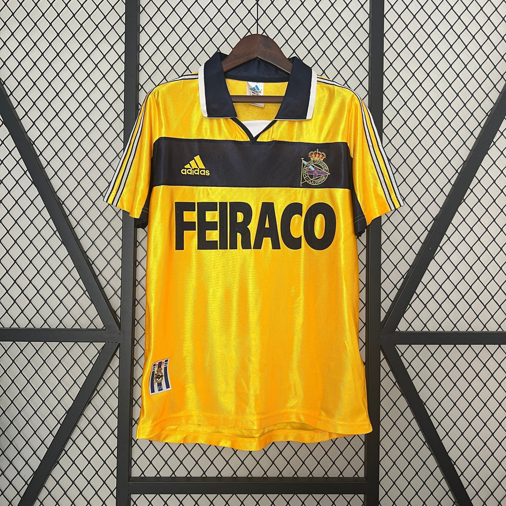 Camisa Retrô Deportivo La Coruña Home 1999