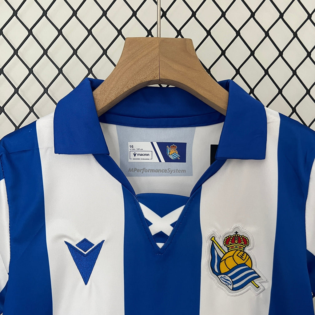 Real Sociedad Home 2024/25 Kit - Kids