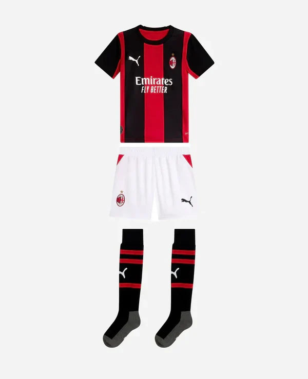 A.C Milan Home 2026/27 Kit - Kids (with socks)