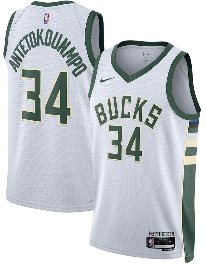 Milwaukee Bucks Giannis Antetokounmpo Jersey