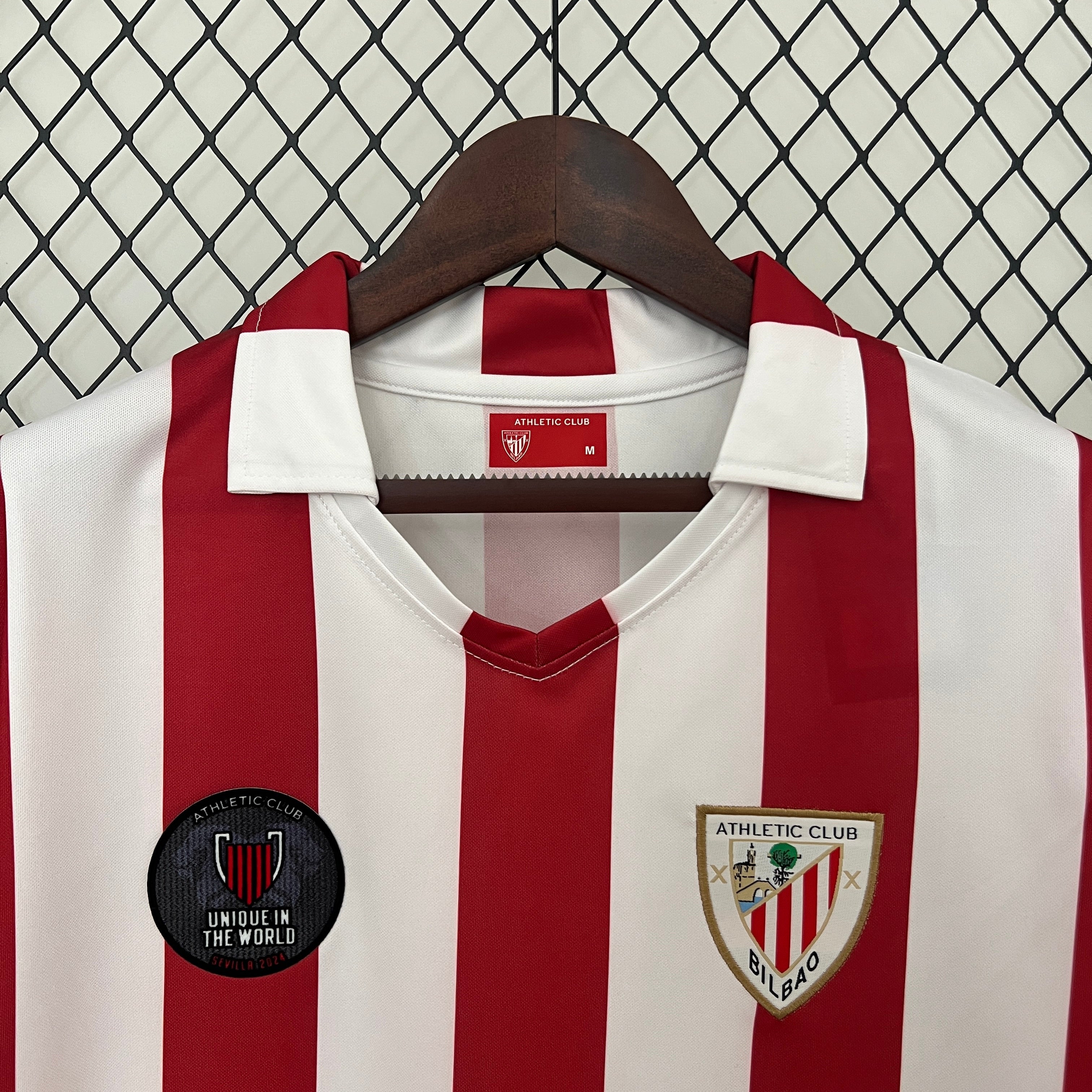 Camisa Retrô do Athletic Club Bilbao