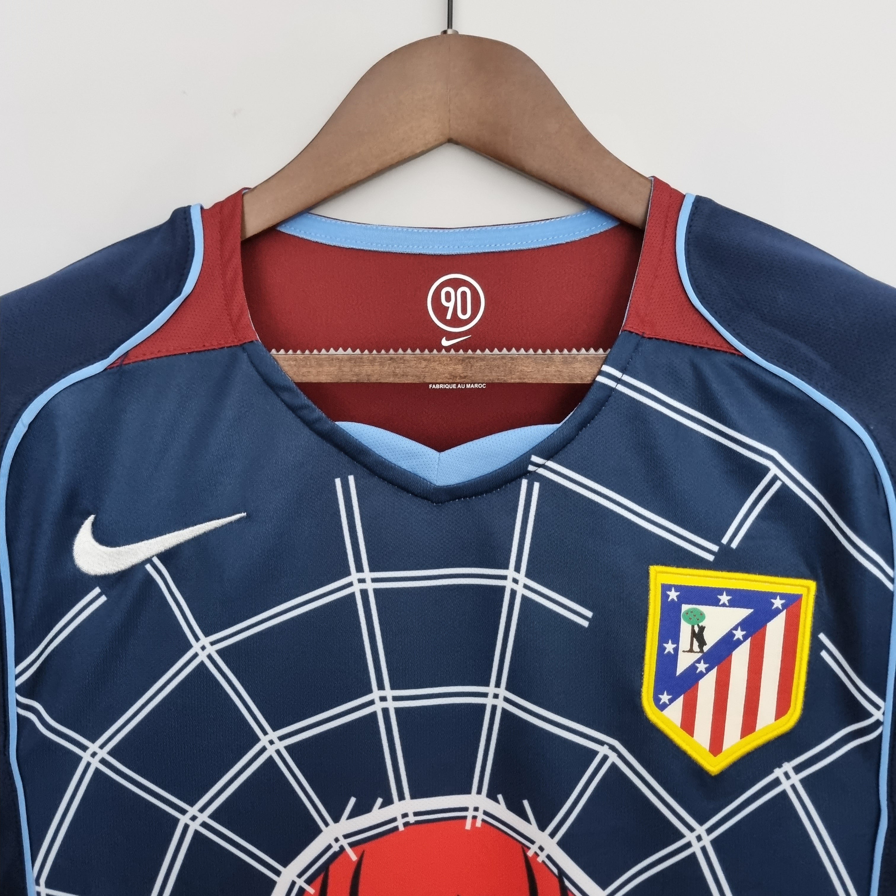 Camisa Retrô Atlético de Madrid Fora de Casa 2004