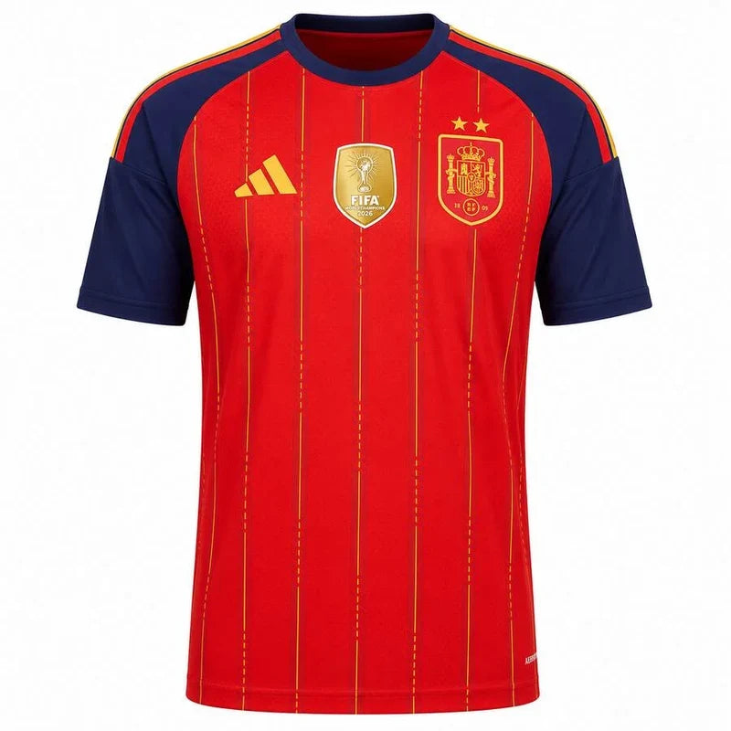 Spain Home Shirt 2026/27 - With two stars and the World Champions patch