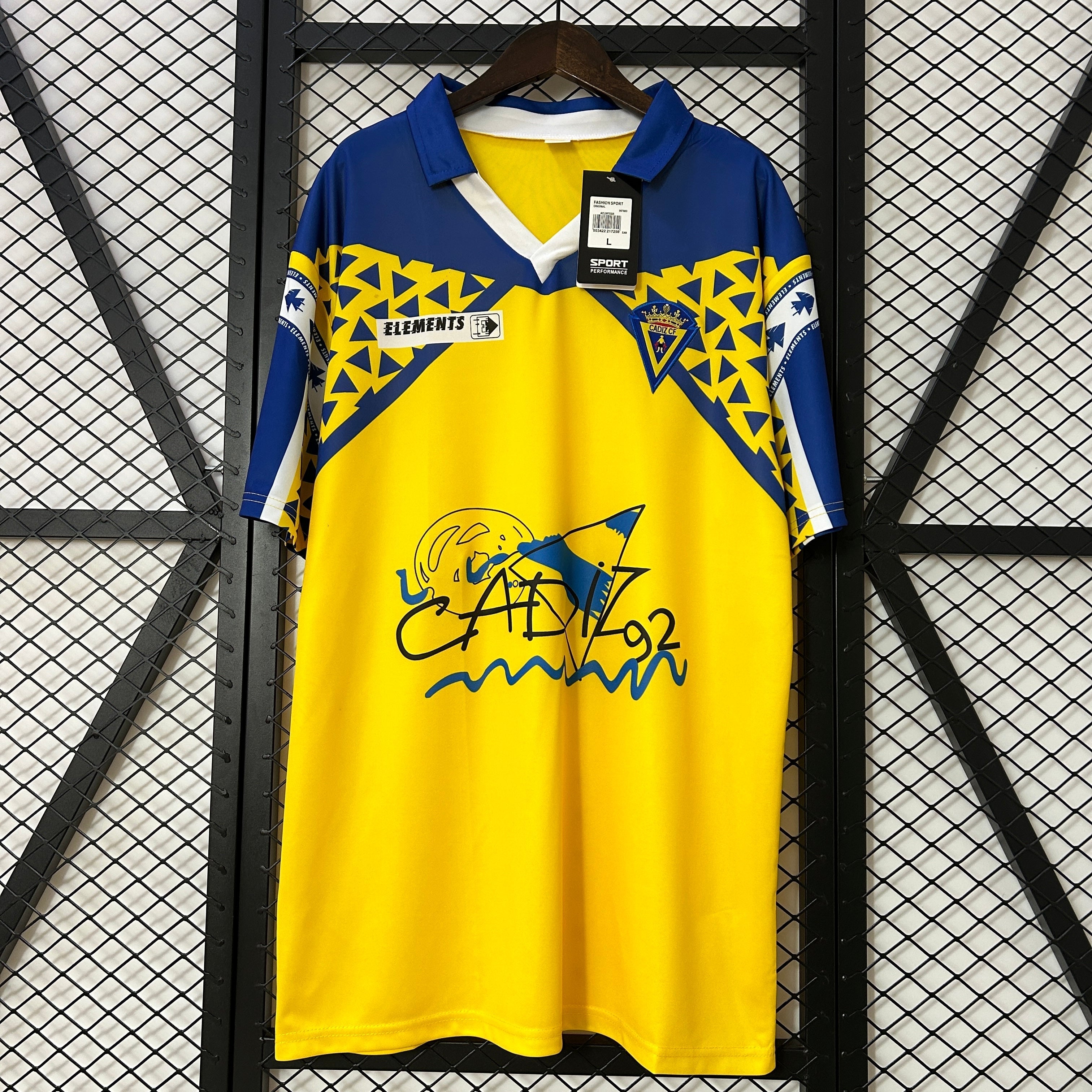 Camisa retrô do Cádiz CF 1991