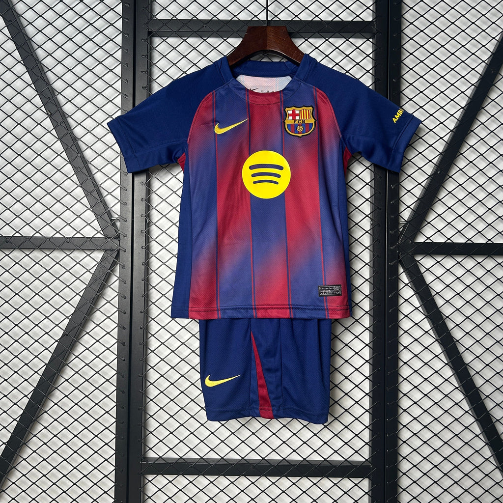 Uniforme do FC Barcelona I 2025/26 - Infantil