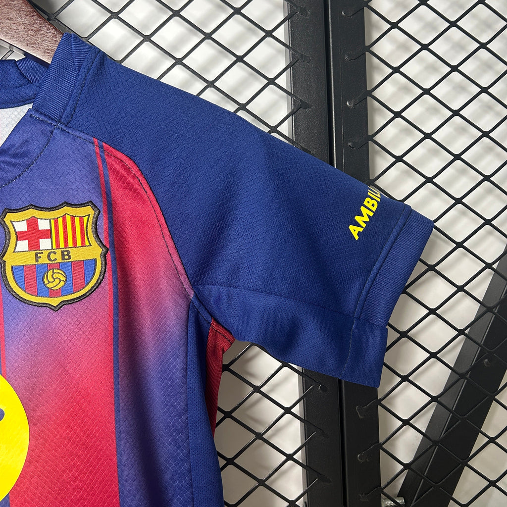 Uniforme do FC Barcelona I 2025/26 - Infantil