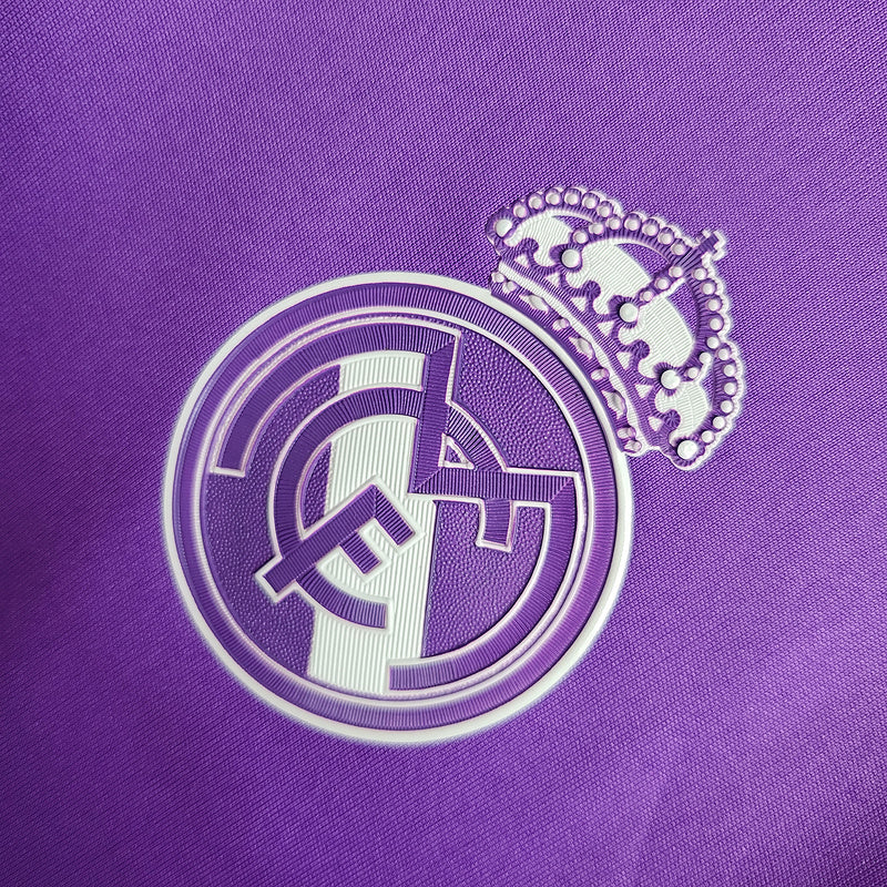Camisa Retrô Real Madrid Away 2017 - Com Patch UCL
