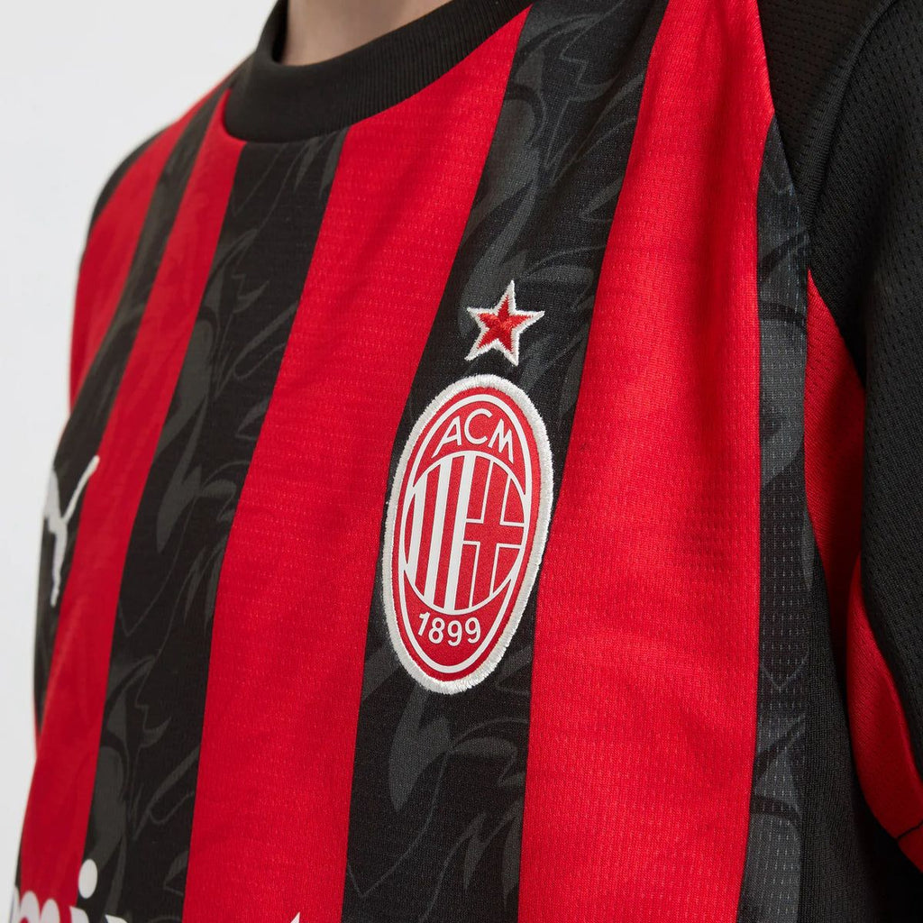 AC Milan Home 2025/26 Kit - Kids (with Socks)