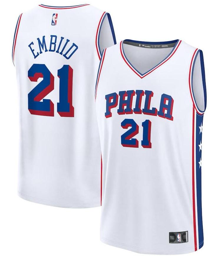 Philadelphia 76ers Joel Embiid Jersey