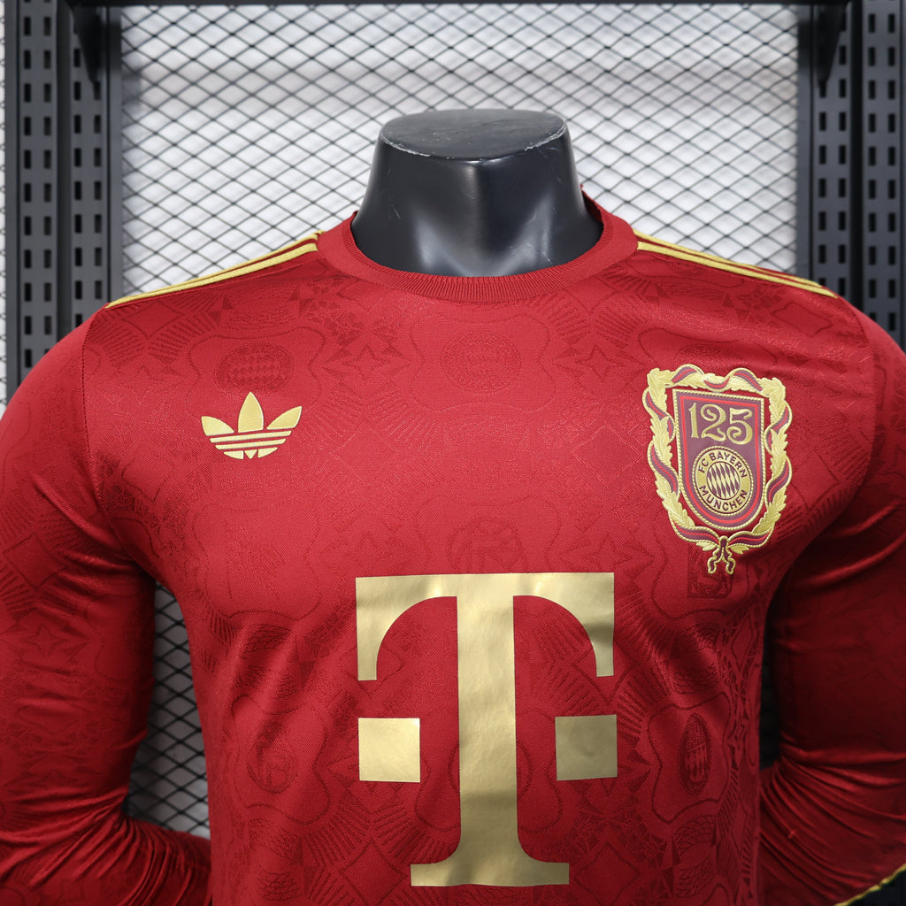 Camisa "125º Aniversário" do Bayern de Munique 2025/26 - Versão Jogador