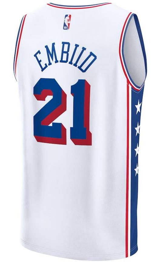 Philadelphia 76ers Joel Embiid Jersey