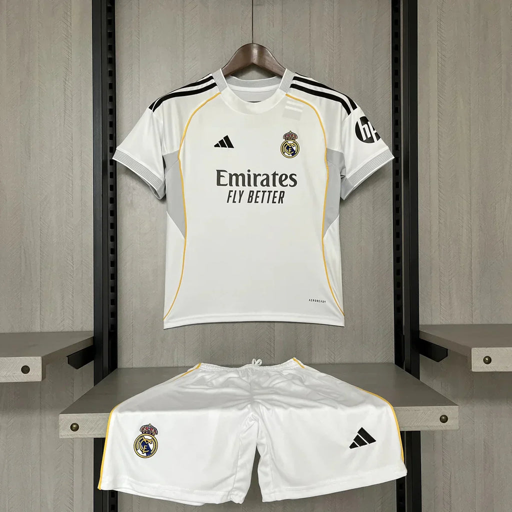 Uniforme Infantil Real Madrid Home 2025/26