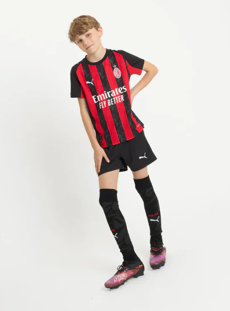 AC Milan Home 2025/26 Kit - Kids (with Socks)