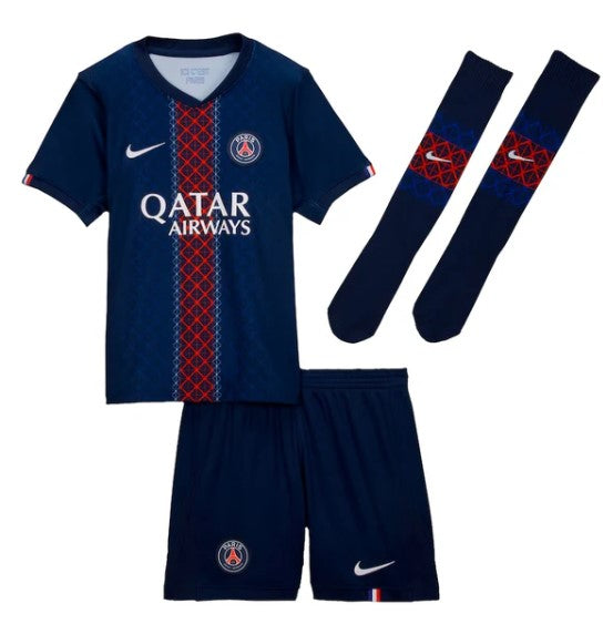 Camisa PSG Casa 2025/26 - Infantil (com Meias)