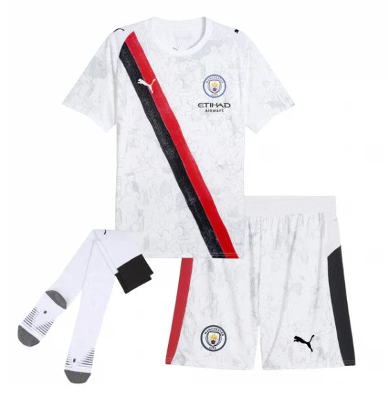 Manchester City 'KidSuper' 2025/26 Kit - Kids (with Socks)