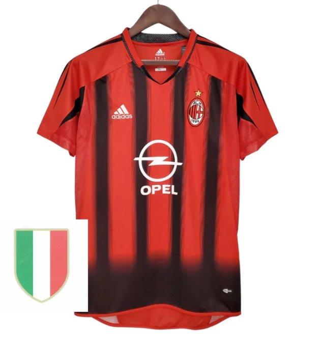 Camisa Retrô AC Milan 2004