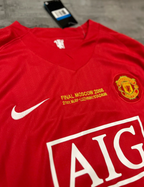 Manchester United Retro Long Sleeve Shirt 2007 - With UCL Patch