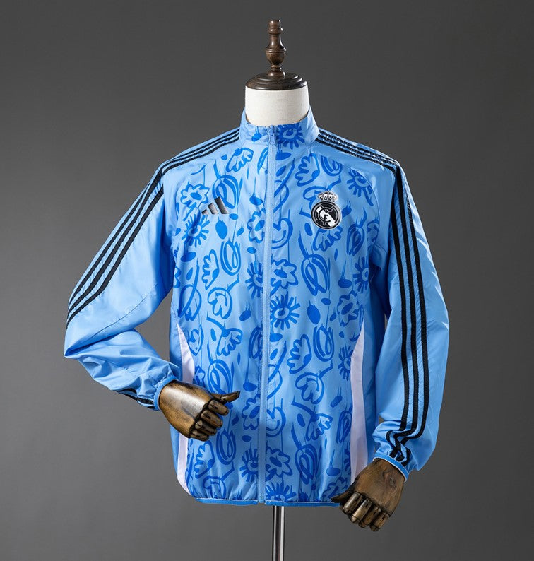 Real Madrid Wendbare wasserdichte Jacke 2025/26