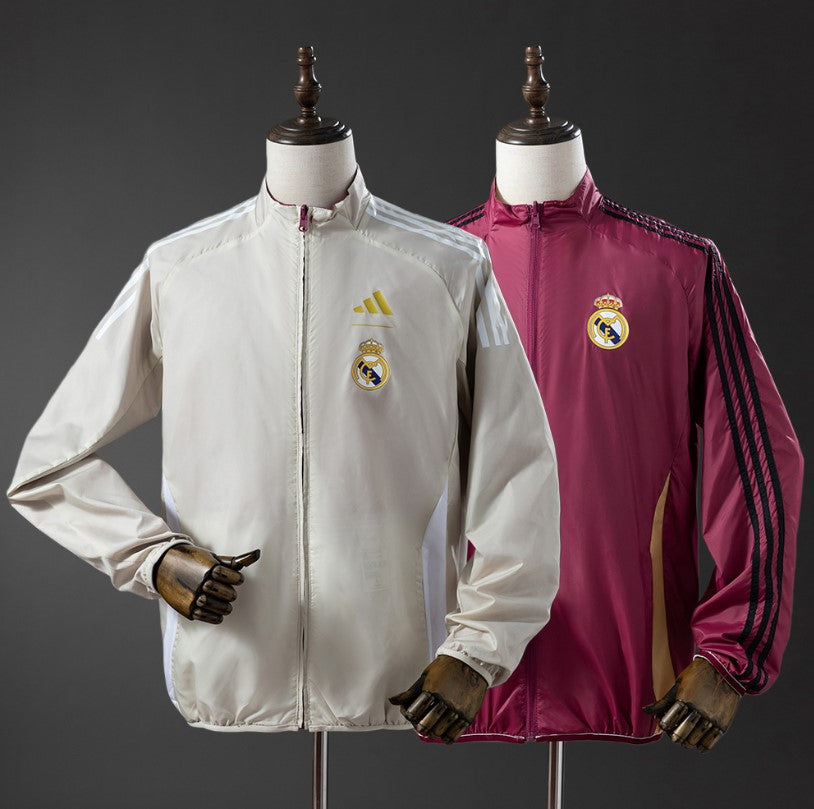 Real Madrid Reversible waterproof Jacket 2025
