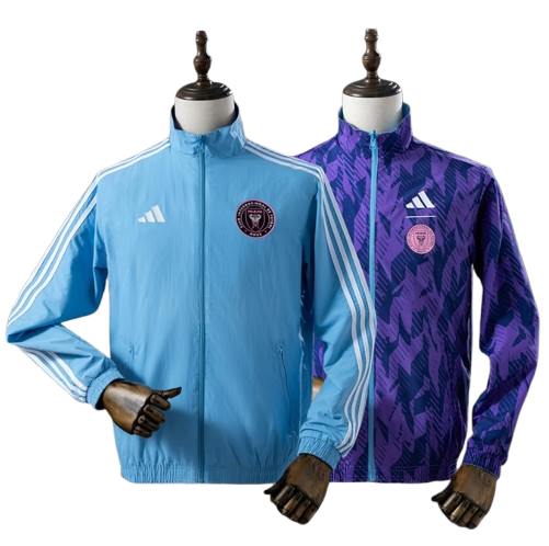 Inter Miami Wendbare wasserdichte Jacke 2025/26