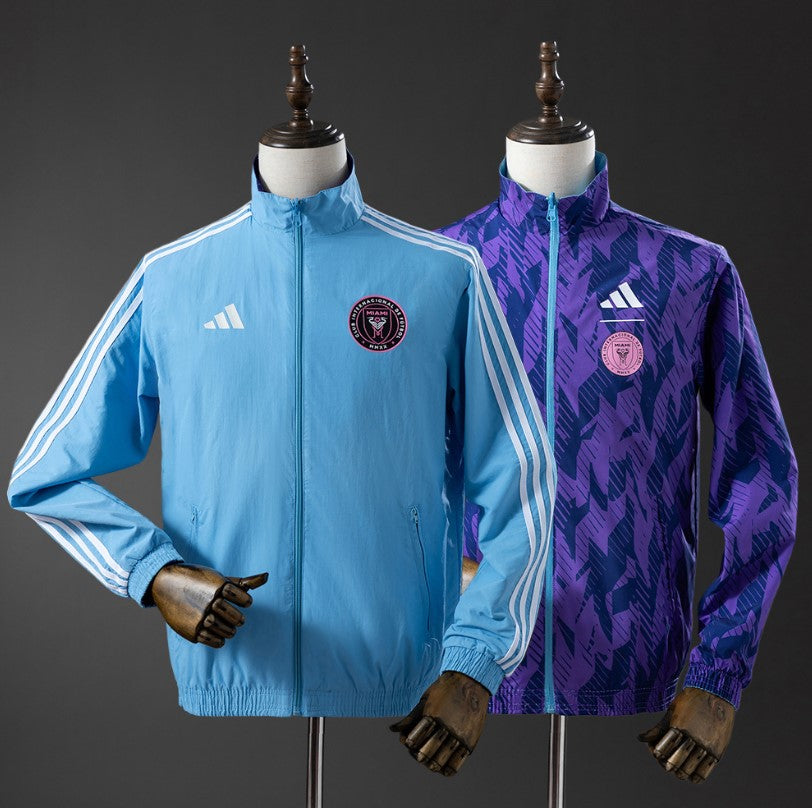 Inter Miami Wendbare wasserdichte Jacke 2025/26