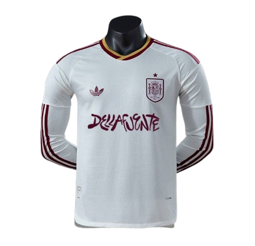 Spain x Dellafuente 2026/27 Long Sleeve Shirt - Player Version