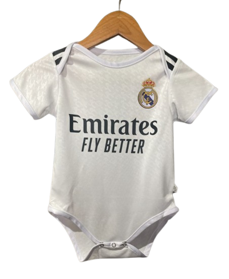 Body de Bebê Real Madrid Home 2024/25