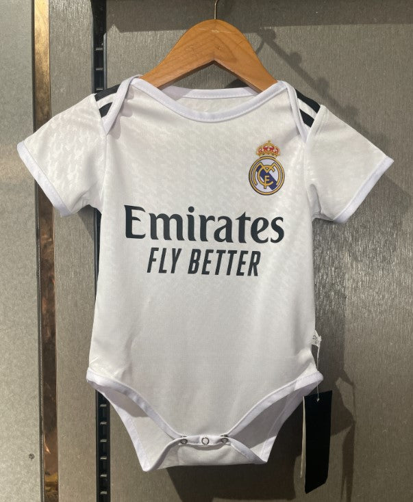 Body de Bebê Real Madrid Home 2024/25