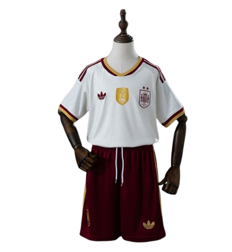 Spain Away 2026/27 Kit - Kids - FIFA 2026 Champion ⭐⭐ - With Patch