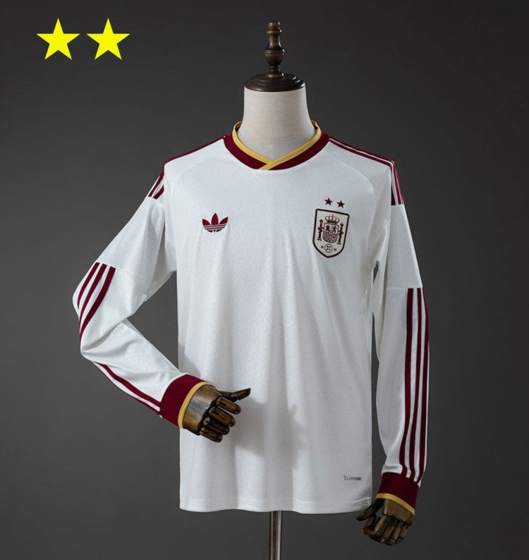 Spain Long Sleeve Shirt Away 2026/27 -  FIFA 2026 Champion ⭐⭐