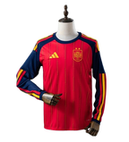 Spain Long Sleeve Shirt Home 26/27 -  FIFA 2026 Champion ⭐⭐