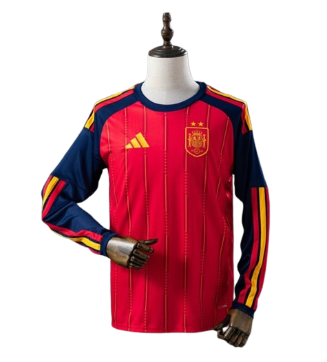 Spain Long Sleeve Shirt Home 26/27 -  FIFA 2026 Champion ⭐⭐