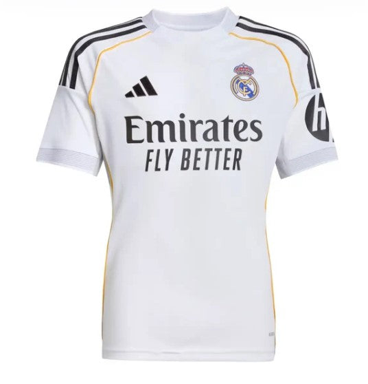 Camisa Real Madrid Home 2025/26 - Infantil (com Meias)