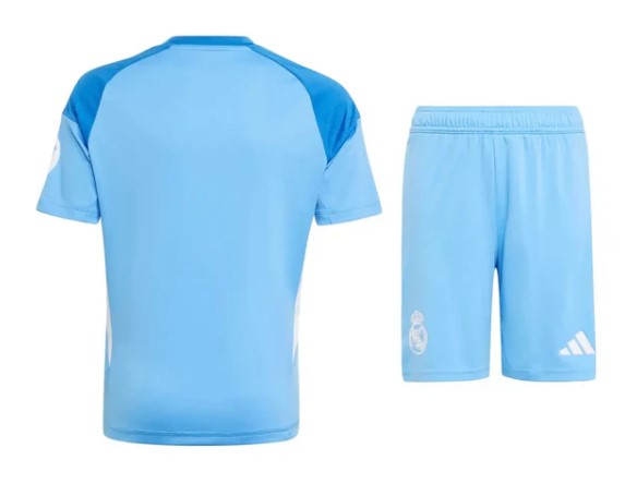Kit de Goleiro Real Madrid 2025/26 - Infantil