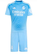 Kit de Goleiro Real Madrid 2025/26 - Infantil