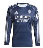 Camisa Away Real Madrid 2025/26 - Manga Longa - Versão Jogador