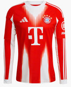 Camisa de casa do Bayern de Munique 2025/26 - Manga Comprida