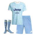 Kit Juventus Fora 2025/26 - Infantil (com Meias)