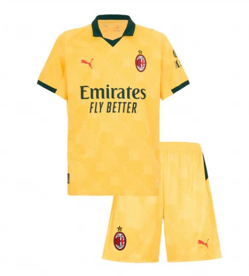 AC Milan Third 2025/26 Kit - Kids