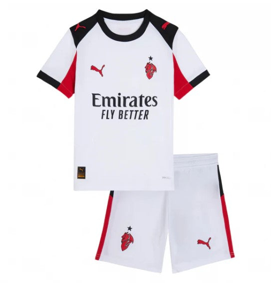 AC Milan Away 2025/26 Kit - Kids