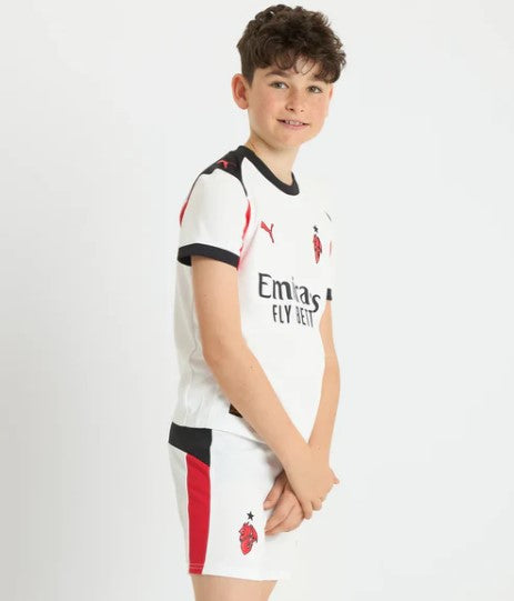 Camisa AC Milan Terceiro Uniforme 2025/26 - Infantil (com Meias)