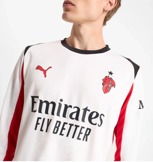 AC Milan Away Shirt 2025/26 - Long Sleeve