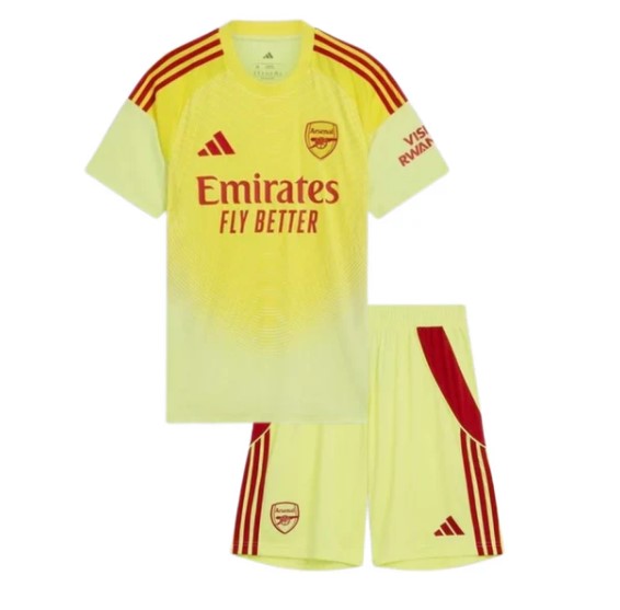 Arsenal Goalkeeper 2025/26 Kit - Kids