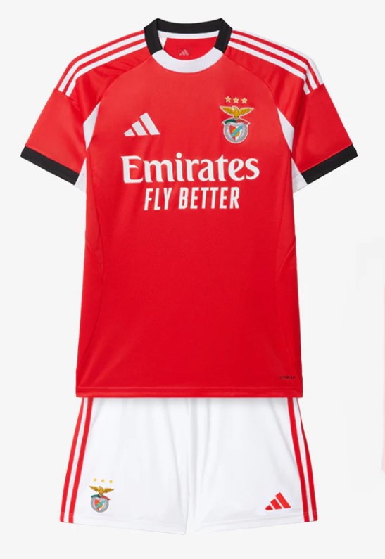 Benfica Home 2025/26 Kit - Kids