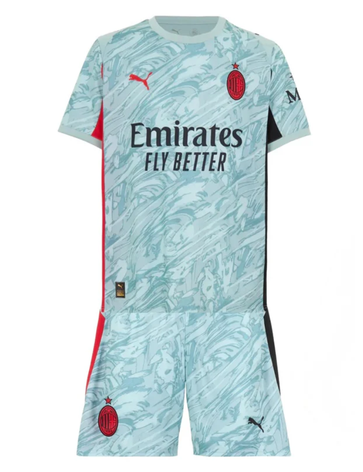 AC Milan Goalkeeper 2025/26 Kit - Kids