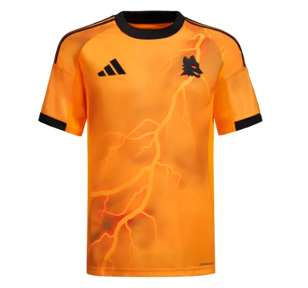 Uniforme AS Roma Fora de Casa 2025/26 - Infantil