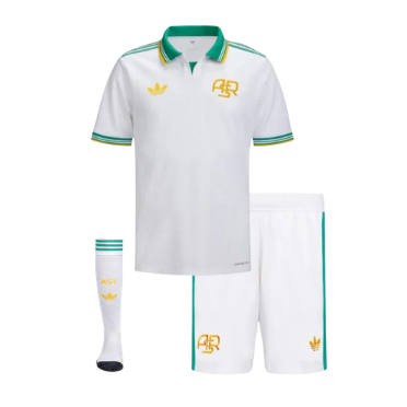 Kit Infantil AS Roma Terceiro 2025/26 (com Meias)